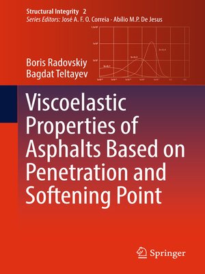 cover image of Viscoelastic Properties of Asphalts Based on Penetration and Softening Point